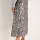 Suzy Sequin Skirt - Pewter