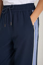 Suzy Side Stripe Trouser - Midnight