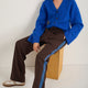 Suzy Side Stripe Trouser - Cocoa