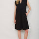 Tabitha Short Broderie Dress - Black