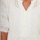 Talina Broderie Dress - Ivory