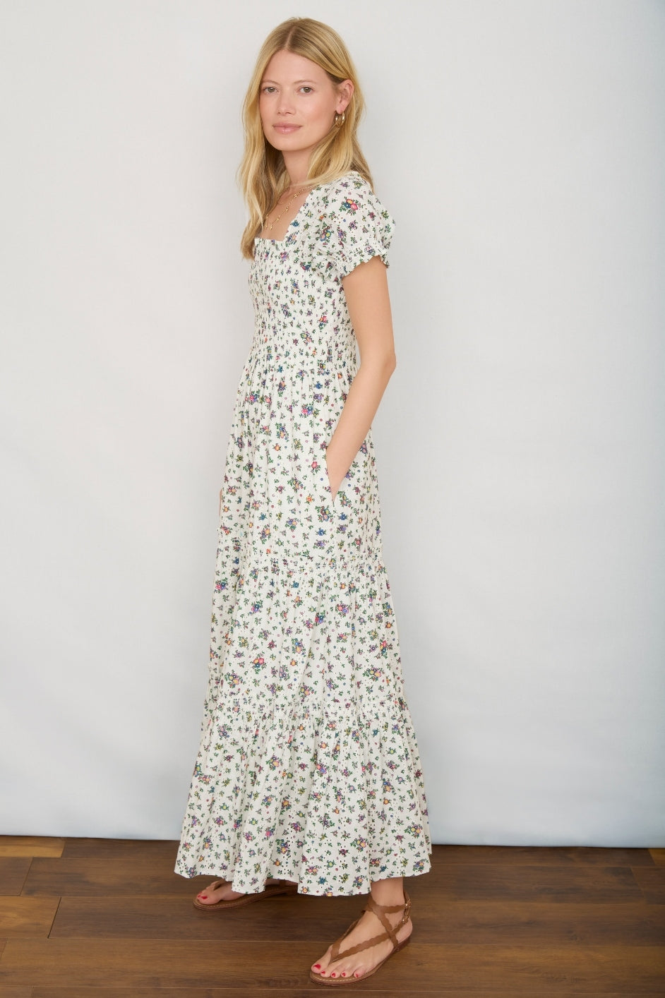 Tallula Dress - Vintage Scatter Floral