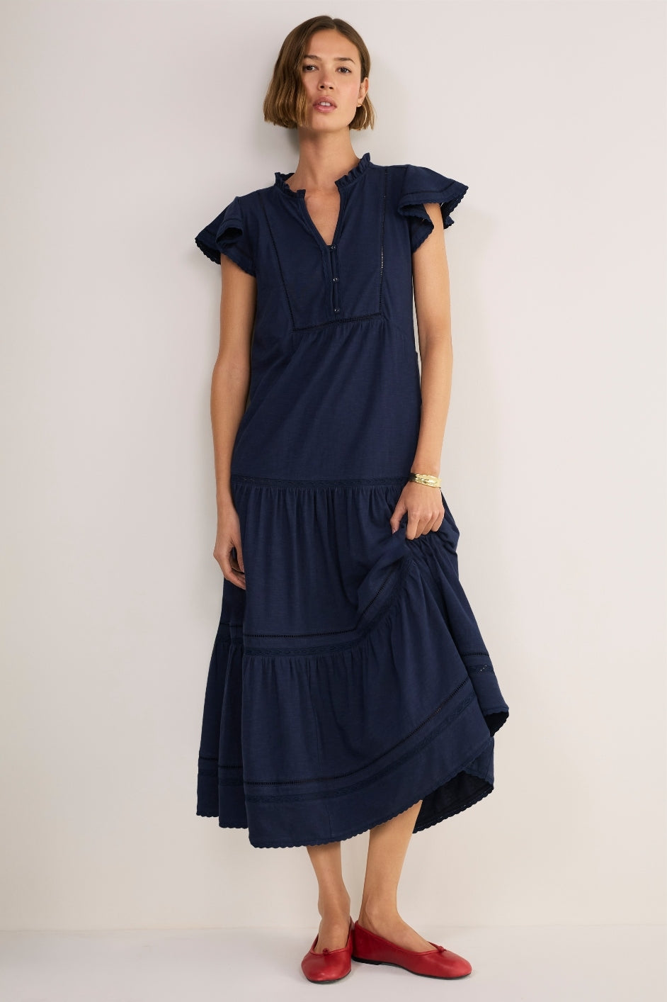 Talya Jersey Dress - Midnight