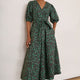 Tamsin Dress - Green Leopard
