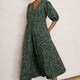 Tamsin Dress - Green Leopard
