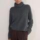 Thea Roll Neck Jumper - Charcoal Grey