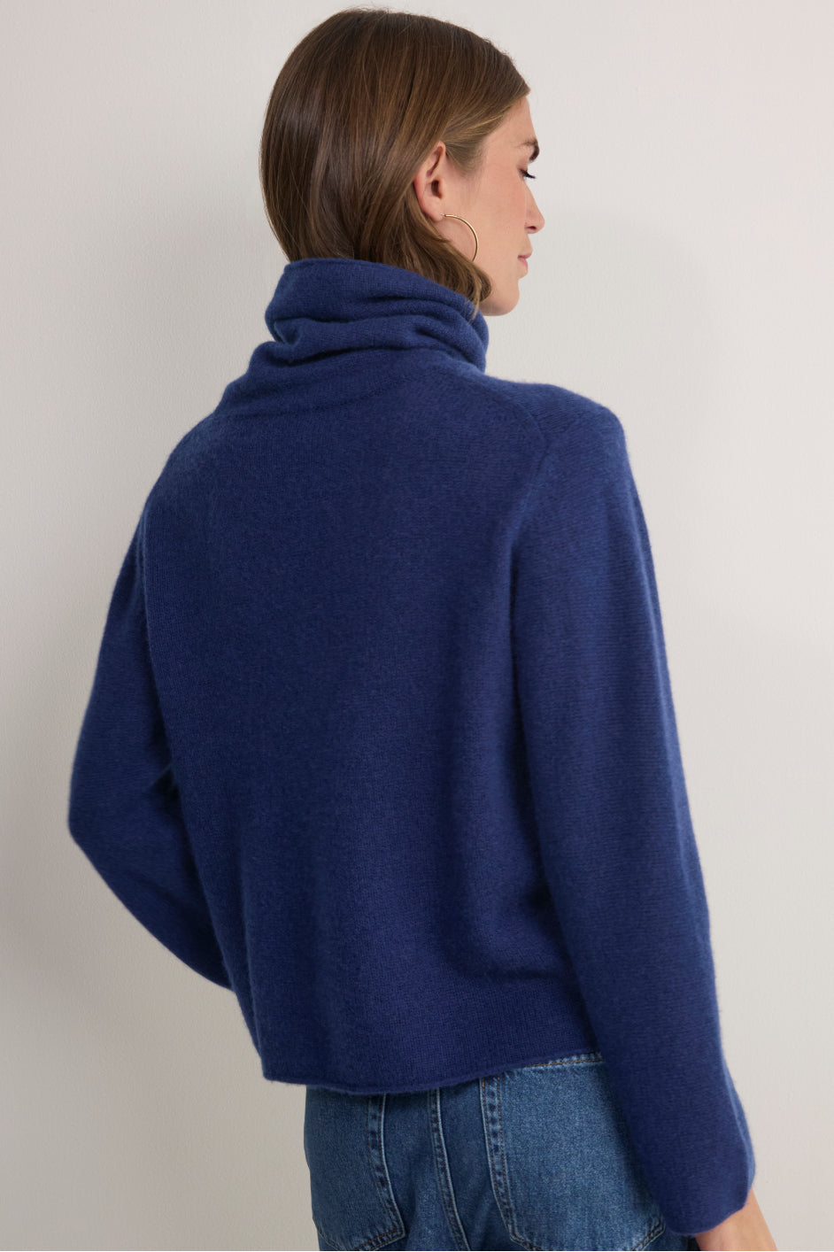 Thea Roll-Neck Jumper - Midnight