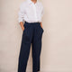 Thomasina Linen Shirt - White