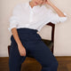 Thomasina Linen Shirt - White