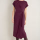 Tia Jersey Dress - Plum