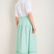 Tia Skirt - Jade Green/White Stripe