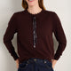Tilda Fleurine Tie Jumper - Cocoa