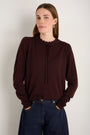 Tilda Fleurine Tie Jumper - Cocoa