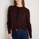 Tilda Fleurine Tie Jumper - Cocoa