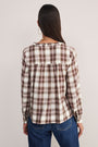 Tilly Blouse - Brown/Pink Check