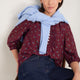 Veda 3/4 Sleeve Top - Deep Fig Sprig Floral