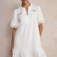 Veda Dress - White