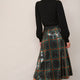 Vivienna Sequin Skirt - Tartan Multi