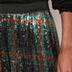 Vivienna Sequin Skirt - Tartan Multi