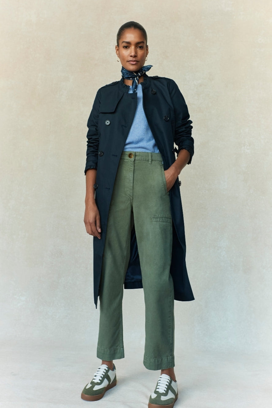 Jayla Cargo Trouser - Moss Green