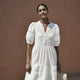 Tilly Broderie Dress - White