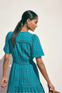Jocelyn Dress - Petal Woodblock