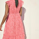 Miah Dress - Summer Pink Mono Floral