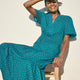 Jocelyn Dress - Petal Woodblock