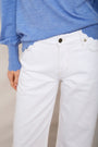 Whitney Wide Leg Jean - White