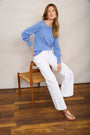Whitney Wide Leg Jean - White