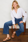 Whitney Wide Leg Jean - Mid Wash