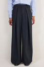 Willa Crossover Wide Leg Trouser - Midnight