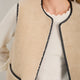 Willow Borg Gilet - Ecru