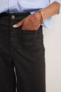 Willow Wide Flare Jean - Chocolate