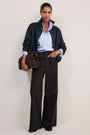 Willow Wide Flare Jean - Chocolate
