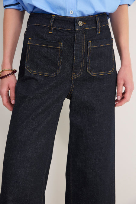 Willow Wide Flare Jean - Rinse Wash