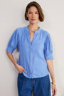 Fiona Blouse - Riviera Blue