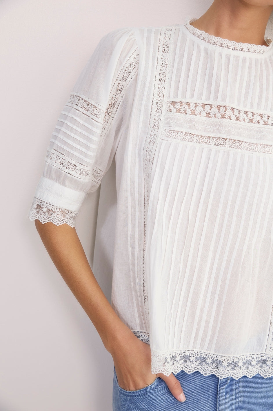 Yvonne Blouse - White