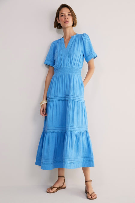 Jocelyn Dress - Denim Blue