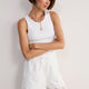 Lucie Broderie Short - White
