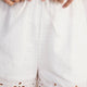 Lucie Broderie Short - White