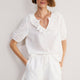 Lucie Broderie Short - White