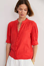 Fiona Blouse - Coral