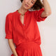 Fiona Blouse - Coral