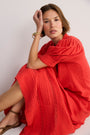 Fiona Blouse - Coral