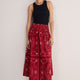 DB x WYSE Skirt - Red Bandana Print