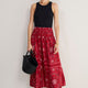 DB x WYSE Skirt - Red Bandana Print