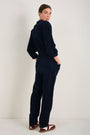 Zoe Pin Cord Jumpsuit - Midnight