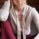 Alora Tie Detail Jumper - Taupe
