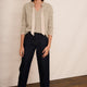 Alora Tie Detail Jumper - Taupe